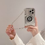 Retro sparkling diamond camera