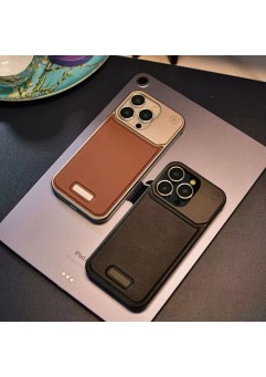 Aluminum alloy leather phone case