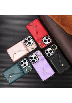 Leather bag phone case